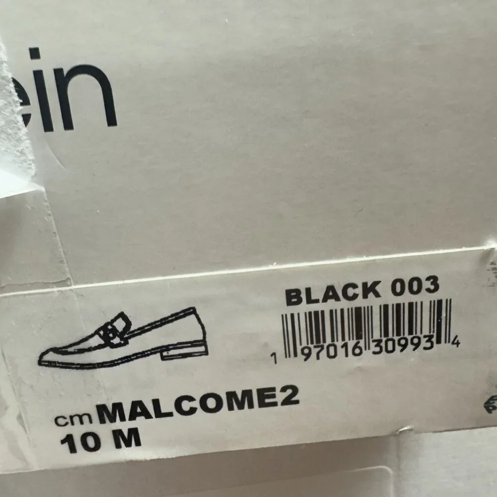 Calvin Klein Mens Malcome Loafer Black Size 10 M